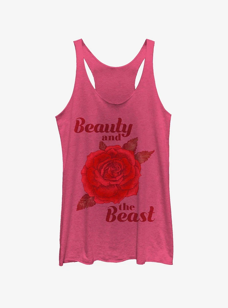 Disney Beauty And The Beast Rose Girls Tank