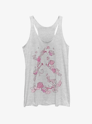 Disney Beauty And The Beast Silhouette Girls Tank