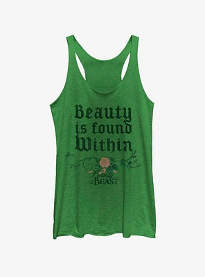 Disney Beauty And The Beast Roses Girls Tank