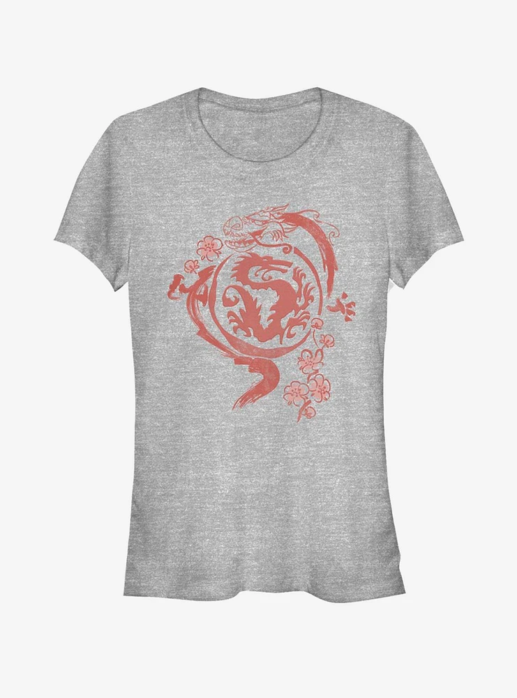 Disney Mulan Mushu Ink Wash Girls T-Shirt