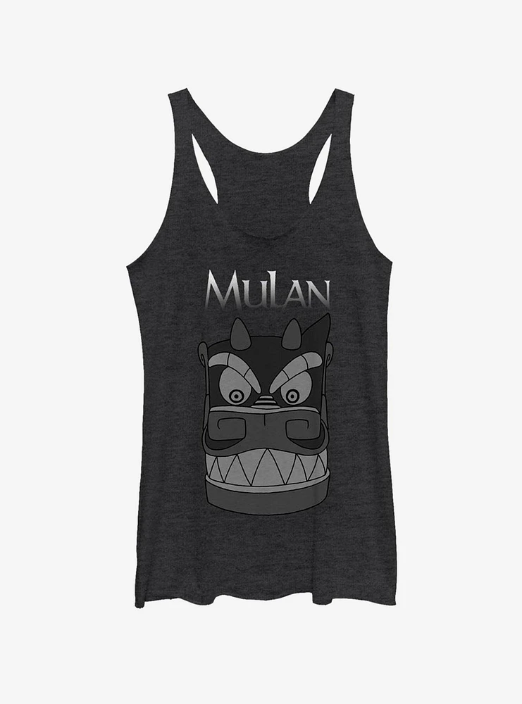 Disney Mulan Stone Dragon Head Girls Tank