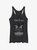 Disney Mulan Stone Dragon Head Girls Tank