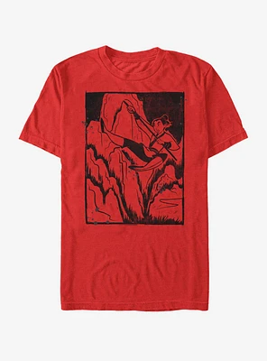 Disney Mulan Ink Woodblock T-Shirt