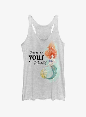 Disney The Little Mermaid Peaceful Ariel World Girls Tank