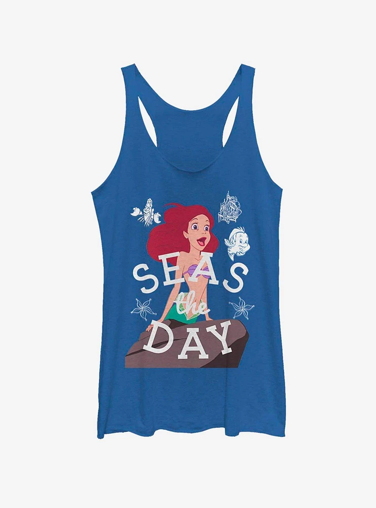 Disney The Little Mermaid Seas Day Simple Girls Tank