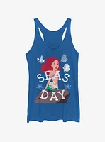 Disney The Little Mermaid Seas Day Simple Girls Tank