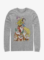 Disney Snow White Squad Dwarf Stack Long-Sleeve T-Shirt