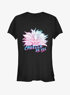 Disney Villains Cruella De Vil Crazy Girls T-Shirt