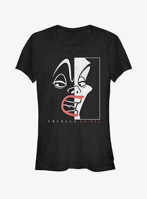Disney Villains Cruella De Vil Cover Girls T-Shirt