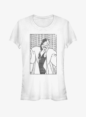 Disney Villains Cruella De Vil Girls T-Shirt