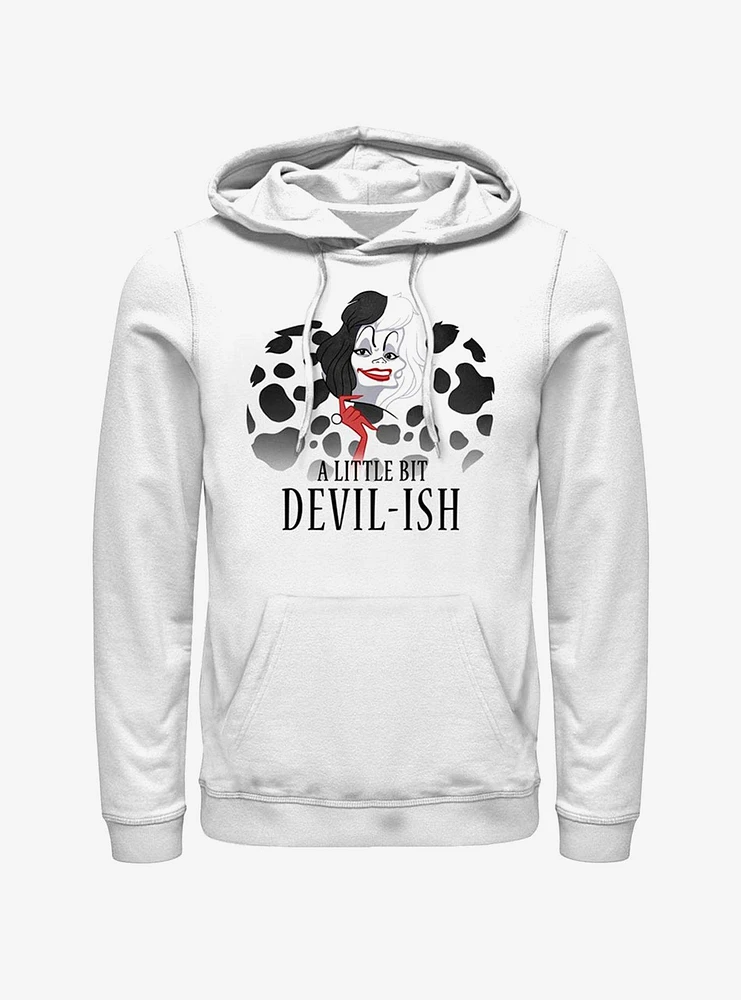 Disney Villains Cruella De Vil Scary Evil Hoodie