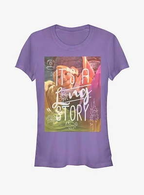 Disney Tangled Long Story Girls T-Shirt