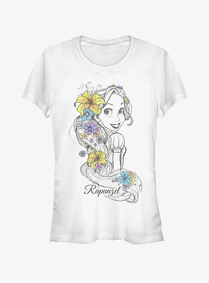 Disney Tangled Rapunzel Sketch Girls T-Shirt