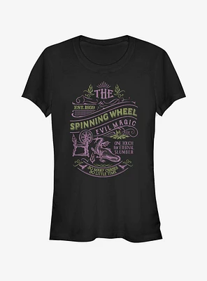Disney Villains Maleficent Spinning Wheel Girls T-Shirt