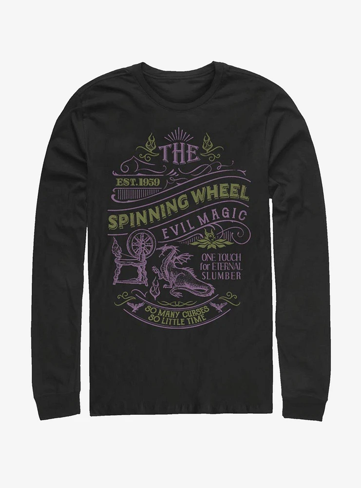 Disney Villains Maleficent Spinning Wheel Long-Sleeve T-Shirt