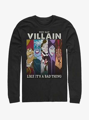 Disney Villains Villain Like Bad Long-Sleeve T-Shirt