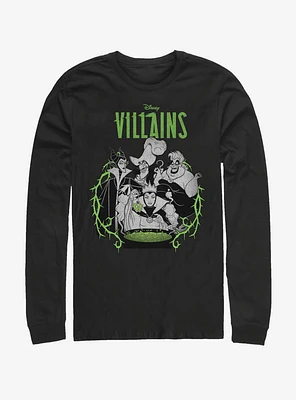 Disney Villains Villain Lockup Long-Sleeve T-Shirt