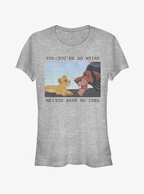 Disney The Lion King So Weird Girls T-Shirt