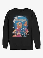 Disney Hercules Box Fade Crew Sweatshirt