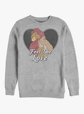 Disney The Lion King Feel Love Crew Sweatshirt