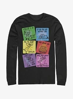 Disney Pixar Inside Out V-Day Cards Long-Sleeve T-Shirt