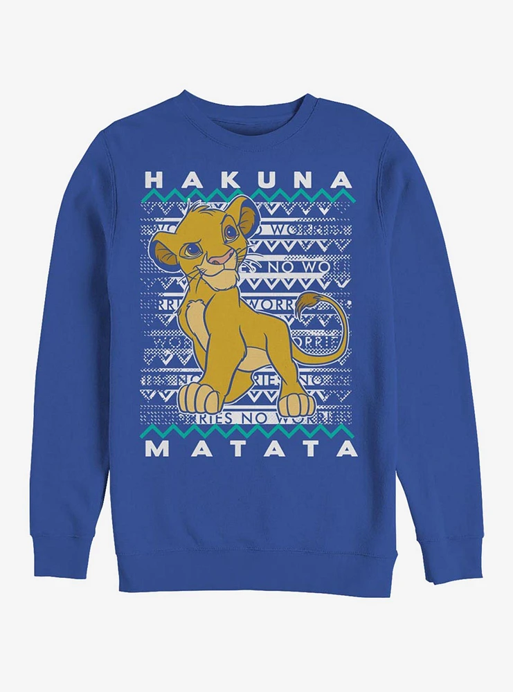 Disney The Lion King Hakuna Simba Crew Sweatshirt