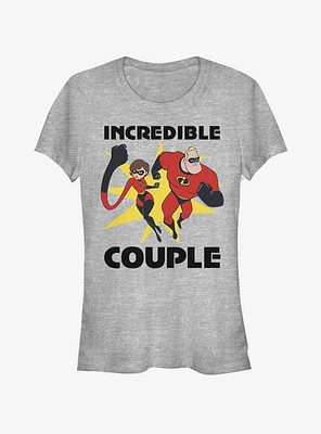 Disney Pixar The Incredibles Incredible Couple Girls T-Shirt