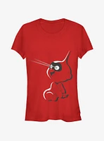 Disney Pixar The Incredibles Laser Burn Girls T-Shirt