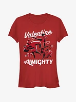 Disney Pixar The Incredibles Valentine Almighty Girls T-Shirt