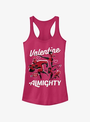 Disney Pixar The Incredibles Valentine Almighty Girls Tank