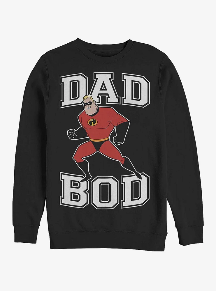 Disney Pixar The Incredibles Dad Bod Crew Sweatshirt