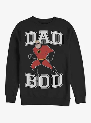 Disney Pixar The Incredibles Dad Bod Crew Sweatshirt