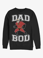 Disney Pixar The Incredibles Dad Bod Crew Sweatshirt