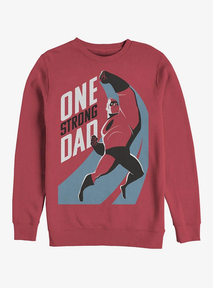 Disney Pixar The Incredibles Strong Dad Crew Sweatshirt