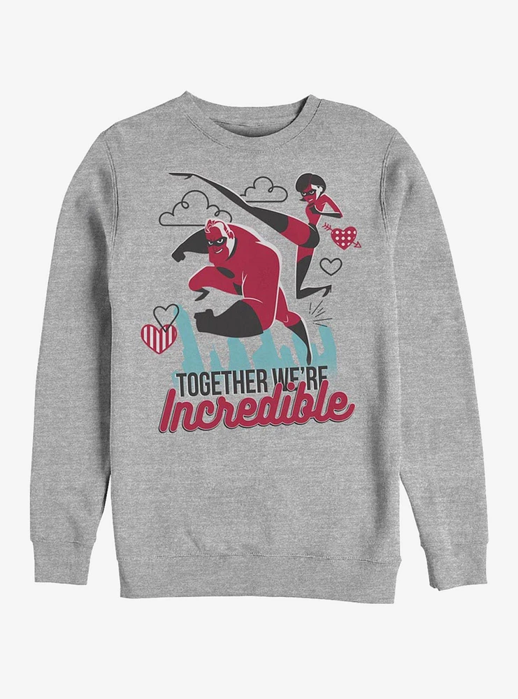 Disney Pixar The Incredibles Together Incredible Crew Sweatshirt