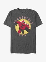 Disney Pixar The Incredibles Incredible Dad Circle T-Shirt