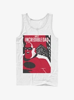 Disney Pixar The Incredibles Dad Poster Tank