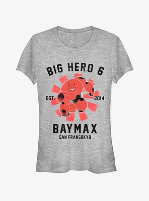 Disney Big Hero 6 Baymax Collegiate Girls T-Shirt