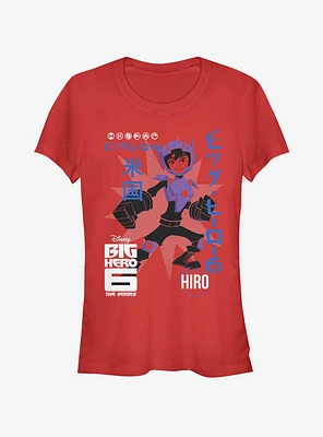 Disney Big Hero 6 Hiro Poster Girls T-Shirt