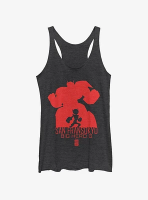 Disney Big Hero 6 Silhouette Baymax Girls Tank