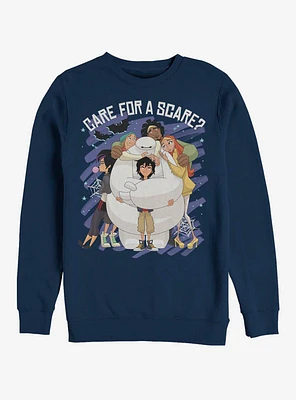 Disney Big Hero 6 Scare Baymax Crew Sweatshirt