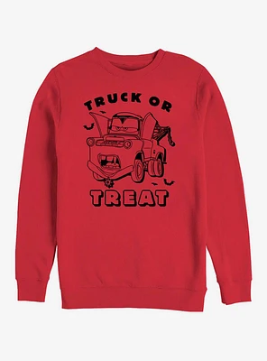 Disney Pixar Cars Truck Or Treat Crew Sweatshirt