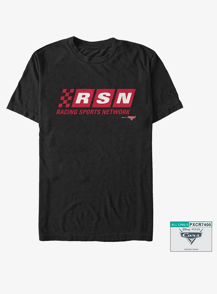 Disney Pixar Cars Racing Sports Network T-Shirt