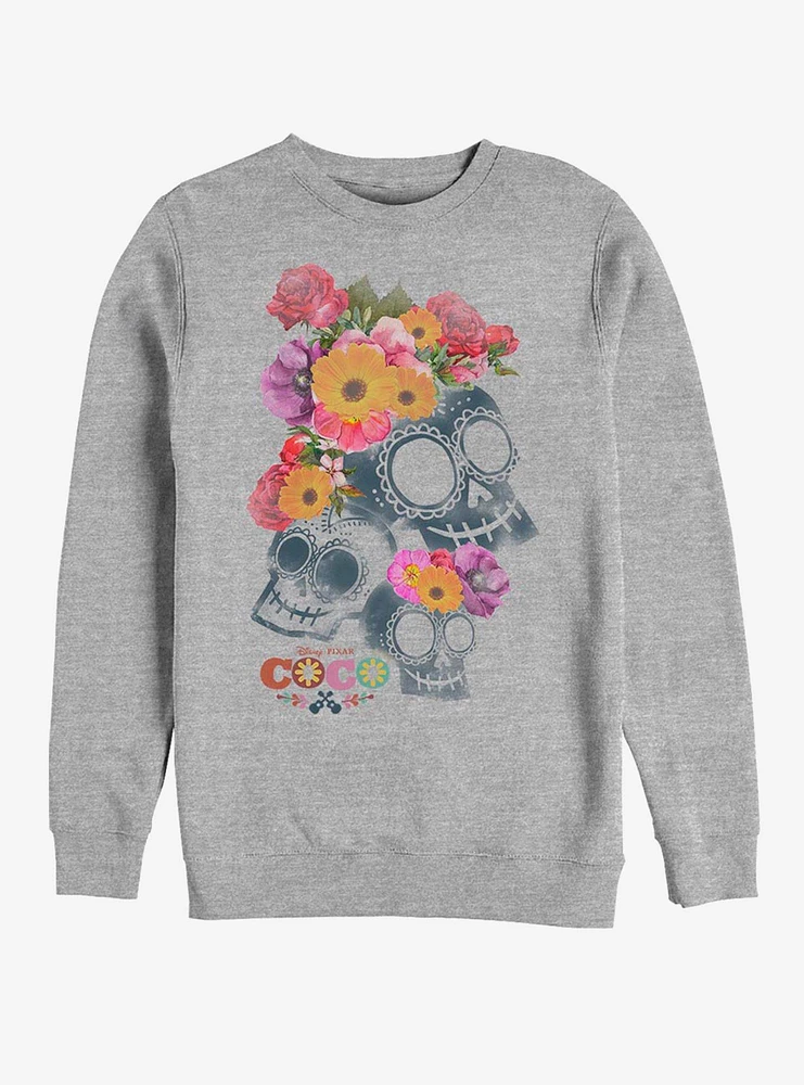 Disney Pixar Coco Calaveras Crew Sweatshirt