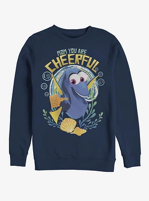 Disney Pixar Finding Dory Cheerful Mom Crew Sweatshirt