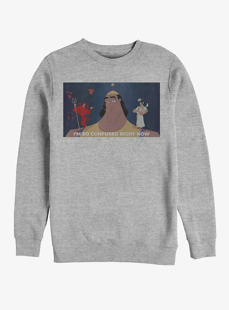 Disney The Emporer's New Groove So Confused Crew Sweatshirt