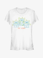 Disney Pixar Toy Story Scribble Girls T-Shirt