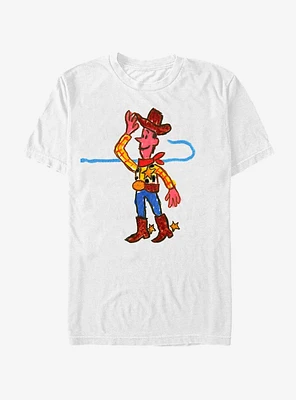 Disney Pixar Toy Story Cute Drawing Woody T-Shirt