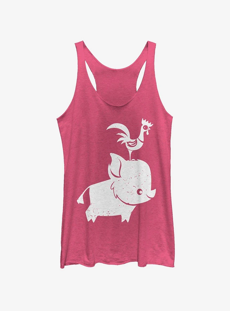 Disney Moana Pua And Hei Girls Tank