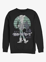 Disney Pixar Toy Story 4 Howdy Hey Crew Sweatshirt